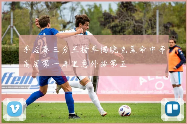 季后赛三分王榜单揭晓克莱命中率高居第一库里意外排第五